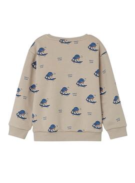 Sweatshirt Name It Otto Beige für Kinder