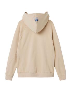 Sweatshirt Name It Obando Creme für Jungen