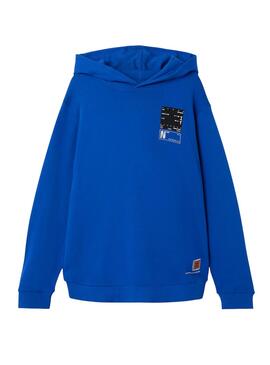 Sweatshirt Name It Obando Leuchtendes Blau für Jungen