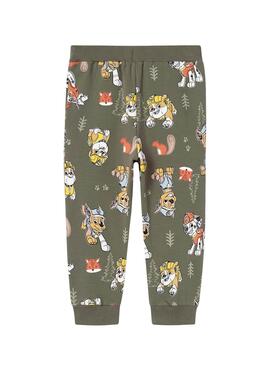 Hosen Name It Paw Patrol Grün für Jungen