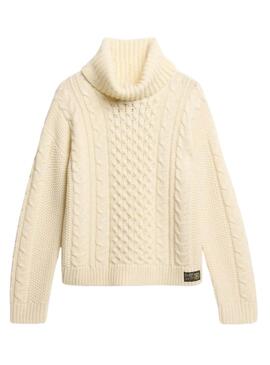 Pullover Superdry Jumper Beige für Frauen