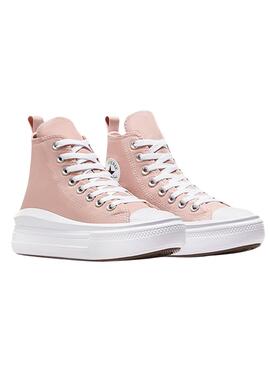 Converse All Star Chuck Taylor Move Rosa für Damen.