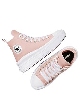 Converse All Star Chuck Taylor Move Rosa für Damen.