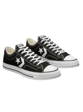 Sneaker Converse Star Player 76 Schwarz für Damen und Herren.