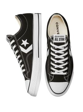 Sneaker Converse Star Player 76 Schwarz für Damen und Herren.