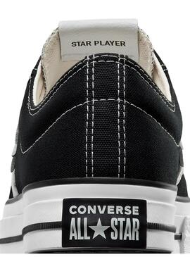 Sneaker Converse Star Player 76 Schwarz für Damen und Herren.