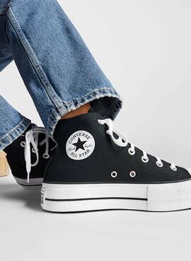 Sneaker Chuck Taylor All Star Platform Schwarz