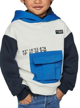 Sweatshirt Mayoral Tasche Cerulean für Jungen