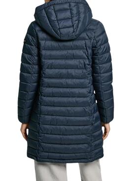 Steppjacke Pepe Jeans Ammy Long marineblau für Frauen