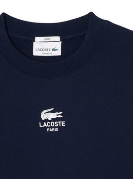 Sweatshirt Lacoste Paris Marine für Frauen und Männer