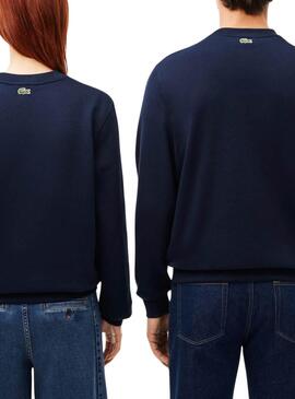 Sweatshirt Lacoste Paris Marine für Frauen und Männer