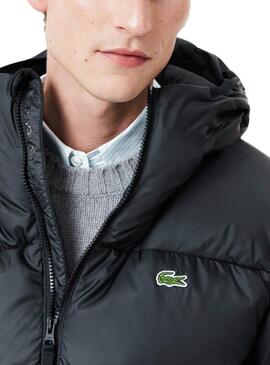 Jacke Lacoste Gepolstert Schwarz für Männer