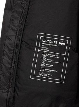 Jacke Lacoste Gepolstert Schwarz für Männer