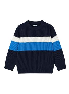 Mayoral Colorblock Cerulean Pullover für Jungen