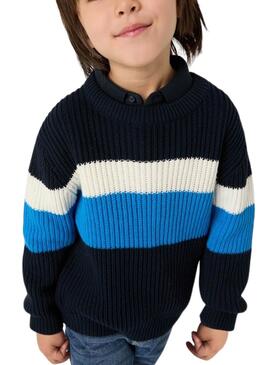 Mayoral Colorblock Cerulean Pullover für Jungen