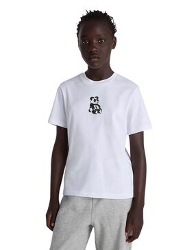 T-Shirt Vans Panda weiß für Jungen