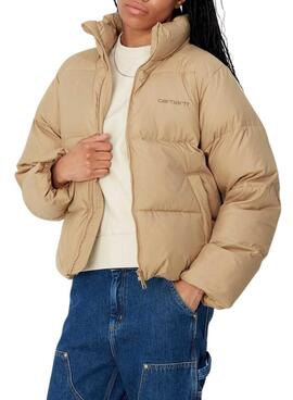 Wattierte Jacke Carhartt Springfield Beige für Frauen