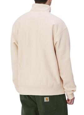 Sweatshirt Carhartt Half Zip in beige für männer