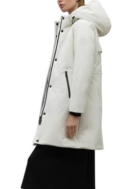 Parka Ecoalf Glamour Weiß für Frauen