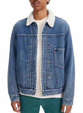 Jacke Levis Sherpa Trucker Typ 1 für Männer