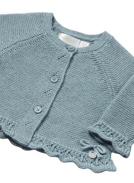 Strickjacke Mayoral Strick Hellblau für Baby