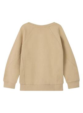 Sweatshirt Name It Obanno Beige für Jungen