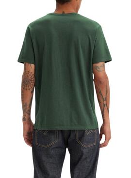 T-shirt Levis Basic Grün für Männer