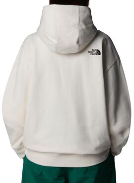 Sweatshirt The North Face Essential Oversize Weiß für Frauen