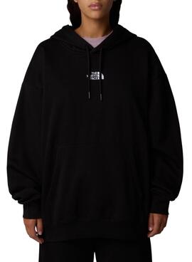 Sweatshirt The North Face Essential Oversize Schwarz für Frauen