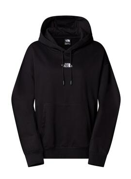 Sweatshirt The North Face Essential Oversize Schwarz für Frauen