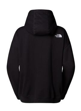 Sweatshirt The North Face Essential Oversize Schwarz für Frauen