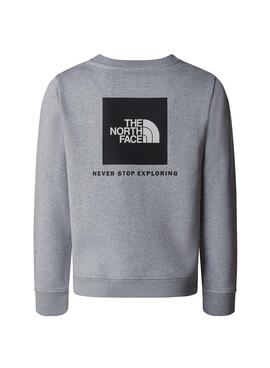 Sweatshirt The North Face Redbox Regular Crew Grau für Männer