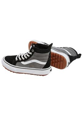 Sneaker Vans Sk8-Hi MTE Grau und Schwarz für Kinder