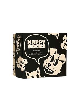 Socken Happy Socks Pets Schwarz und Weiß für Frauen und Männer