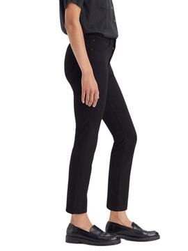 Jeans Levis 712 Schwarz für Frauen