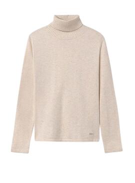 Pullover Mayoral Semi-Einfarbig Beige für Mädchen