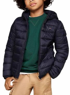 Ultraleichte Jacke Tommy Hilfiger Blau für Mädchen