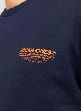 Sweatshirt Jack and Jones Olive Marine für Männer