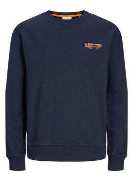 Sweatshirt Jack and Jones Olive Marine für Männer