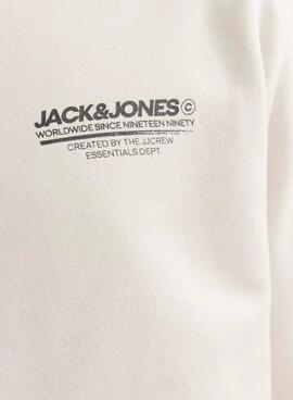 Sweatshirt Jack and Jones Olive Beige für Männer