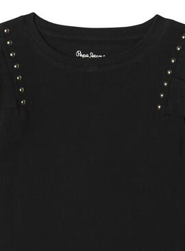 T-Shirt Pepe Jeans Tatiana Schwarz für Mädchen