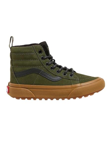 Schuhe Vans SK8 Hi Grun fur Jungen