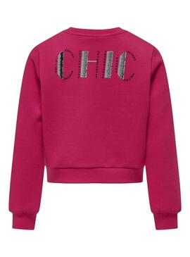 Sweatshirt Only Mayra Rosa für mädchen