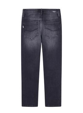 Hose Pepe Jeans Mittlere Leibhöhe Denim Schwarz Junge