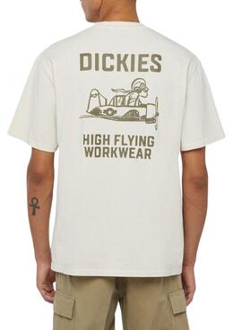 T-Shirt Dickies High Flying Beige für männer