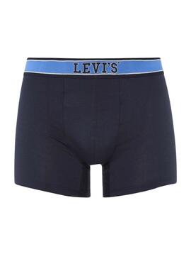 Pack mit 2 Boxershorts Levis Coleeagic Marine für männer