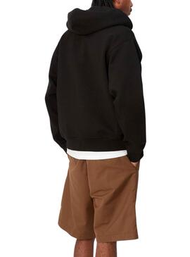 Sweatshirt Carhartt Mit Reißverschluss Schwarz für männer