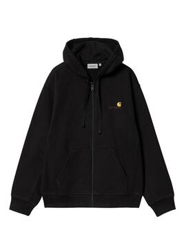 Sweatshirt Carhartt Mit Reißverschluss Schwarz für männer