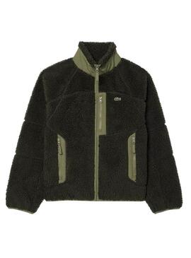 Jacke Lacoste Fleece Grün für männer