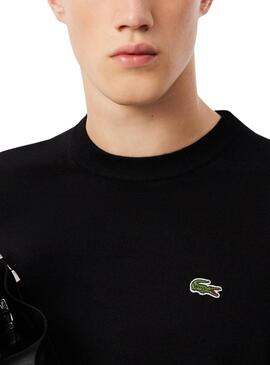 Pullover Lacoste Basic Schwarz für männer